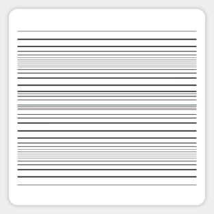 Stripes, 1 , minimal, fashion, lines, young, modern, stylish, black-and-white, black-white. Magnet